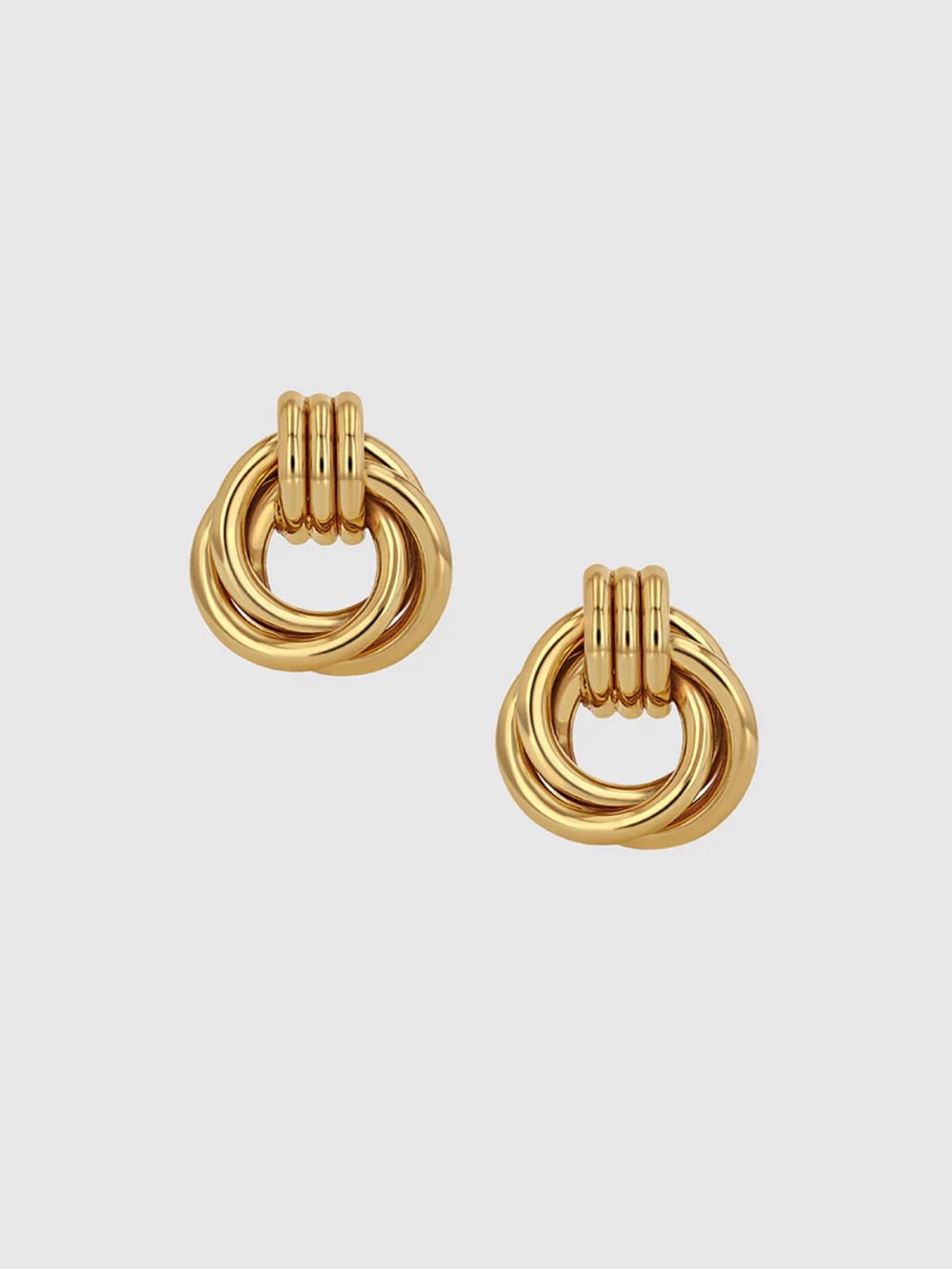 Anine Bing TRIPLE KNOT EARRINGS